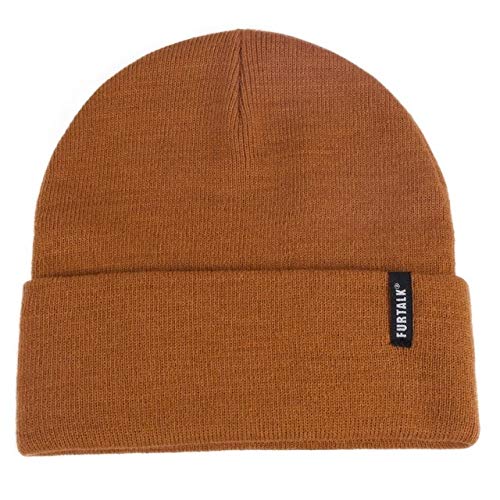 Gorro de Lana FURTALK para Mujeres y Hombres, Gorro de Invierno Tejido de otoño, Gorro Unisex para Mujer, Gorro cálido Coreano, Gorro Rojo Negro -Orange with Logo Gorro de Lana FURTALK para Mujeres y Hombres, Gorro de Invierno Tejido de otoño, Gorro Unisex para Mujer, Gorro cálido Coreano, Gorro Rojo Negro -Orange with Logo