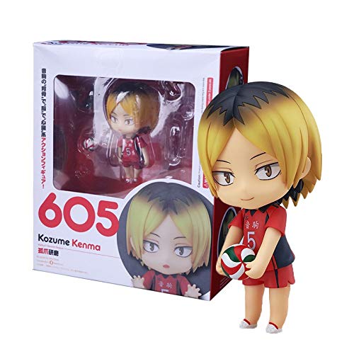 GYCOZ Decoración hogareña 10cm Haikyuu Figura Hinata Shoyo PVC Figura de acción PVC Toys Collection Doll Anime Dibujos Animados Modelo Kageyama TOBIO KOZUME KENMA (Color : C In Box)