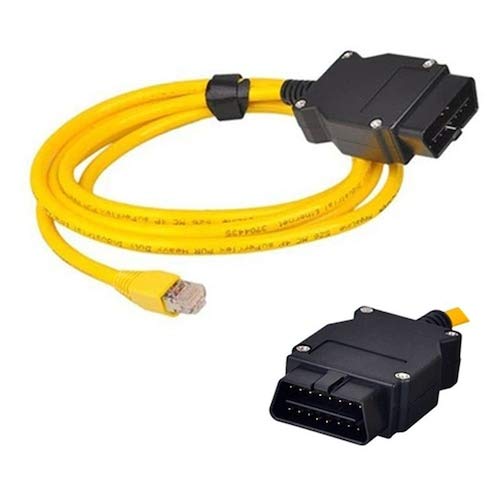 HaiMa Cable Obd Para Bmw F-Serie Enet Ethernet A Obd Interfaz E-Sys Icom Codificación Obd2 Conector De Cable De Datos - Sin Cd