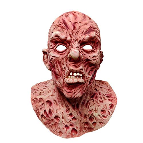 HAOSHUAI Máscara de Freddy, Película y Televisión Halloween Horror Movie Latex Feight Mask, Jason Freddy Heaturgear
