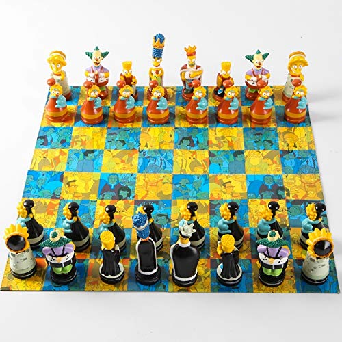 HARLEY BLAKE Chess Set The Playful Color Puzzle Game Personaje de Dibujos Animados Juego de ajedrez para niños