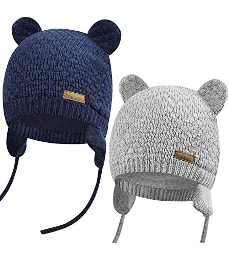 heekpek Gorro de Bebé Niña Invierno Sombrero de Bebé Oso Lindo Niño Orejera Beanie Gorro de Punto Cálido Otoño Primavera Niña 0 a 3 Años heekpek Gorro de Bebé Niña Invierno Sombrero de Bebé Oso Lindo Niño Orejera Beanie Gorro de Punto Cálido Otoño Primavera Niña 0 a 3 Años