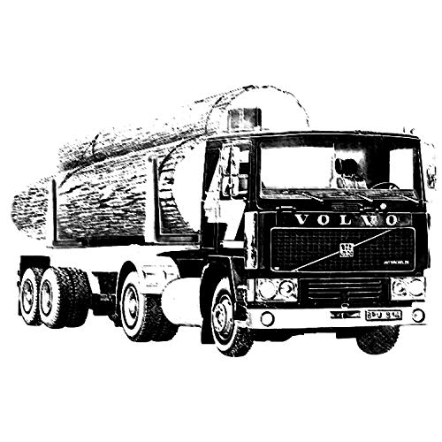 Heller Maquette camion : Volvo F12-20 & Timber Semi Trailer
