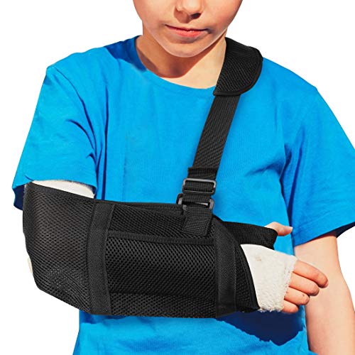 Honda universal para el brazo del niño, Honda ligera y transpirable para el hombro de malla para niños, Inmovilizador ajustable del hombro para lesiones, Codo roto, Muñeca, Fracturas y Dislocación Honda universal para el brazo del niño, Honda ligera y transpirable para el hombro de malla para niños, Inmovilizador ajustable del hombro para lesiones, Codo roto, Muñeca, Fracturas y Dislocación