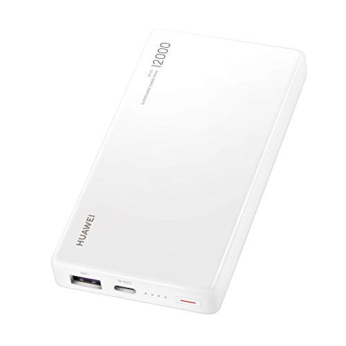 HUAWEI 55030727 - Power Bank (12.000 mAh, Salida 10V4A/5V4.5A/9V2A, Tipo C) Color Blanca HUAWEI 55030727 - Power Bank (12.000 mAh, Salida 10V4A/5V4.5A/9V2A, Tipo C) Color Blanca