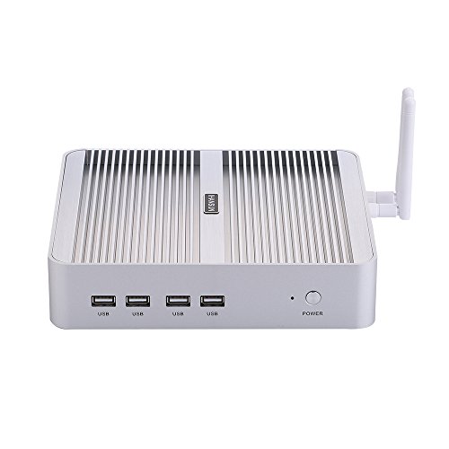 HUNSN Fanless Mini PC,Desktop Computer,HTPC,Kodi Box,Intel Core I5 8250U/8259U/8265U/8350U,BM07,AC WiFi/BT4.0/VGA/HDMI/4USB3.0/4USB2.0/LAN,(Barebone,NO RAM, NO Storage,NO System)