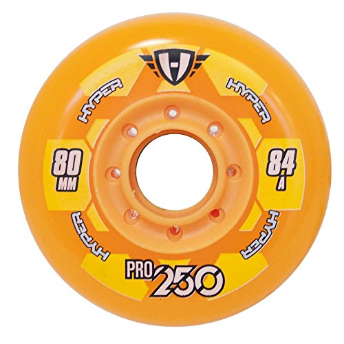 Hyper Pro 250 - Ruedas para patines en línea ( 72 mm ) , color naranja, talla 72 (pack de 4 unidades)