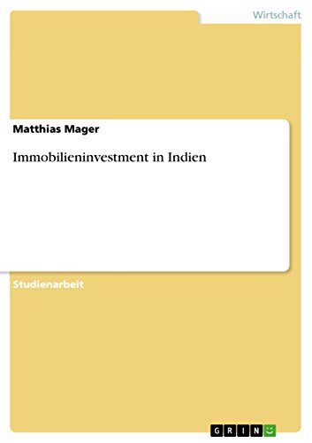 Immobilieninvestment in Indien (German Edition)
