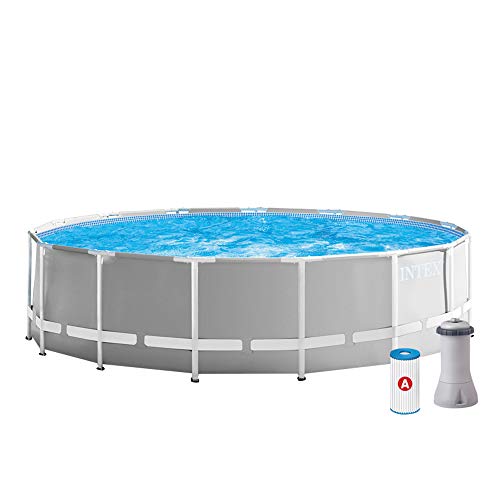 Intex 26726NP Piscina desmontable redonda, con depuradora, 457 x 122 Intex 26726NP Piscina desmontable redonda, con depuradora, 457 x 122