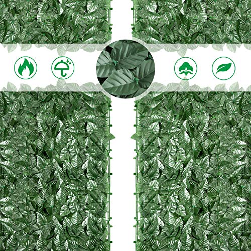 IPSXP Pantalla de Valla antirrobo para jardín al Aire Libre, césped de imitación de jardín de 118x39 Pulgadas, Interior y Exterior, decoración de Planta Falsa para jardín de Valla, Pared Verde IPSXP Pantalla de Valla antirrobo para jardín al Aire Libre, césped de imitación de jardín de 118x39 Pulgadas, Interior y Exterior, decoración de Planta Falsa para jardín de Valla, Pared Verde