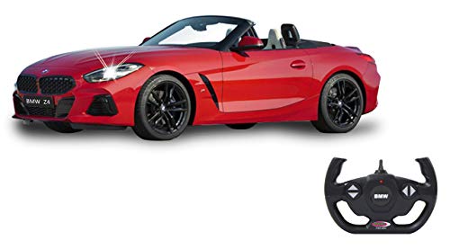 Jamara 405175 BMW Z4 Roadster 1:14 Rojo 2,4 GHz Puerta Manual Licencia Oficial, hasta 1 Hora de Tiempo de Viaje, Aprox. 11 km/h, Detalles Perfectamente ilustrados, Interior detallado, luz LED