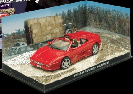 James Bond Ferrari F355 Gts 1/43Rd Car Goldeneye Model Pierce Brosnan K8967Q by Universal Hobbies James Bond Ferrari F355 Gts 1/43Rd Car Goldeneye Model Pierce Brosnan K8967Q by Universal Hobbies