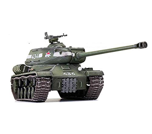 JHSHENGSHI Modelo de Tanque de plástico Militar 1/72, Modelo con Acabado de Tanque Pesado de la Segunda Guerra Mundial Alemania Is-2", colección para Adultos