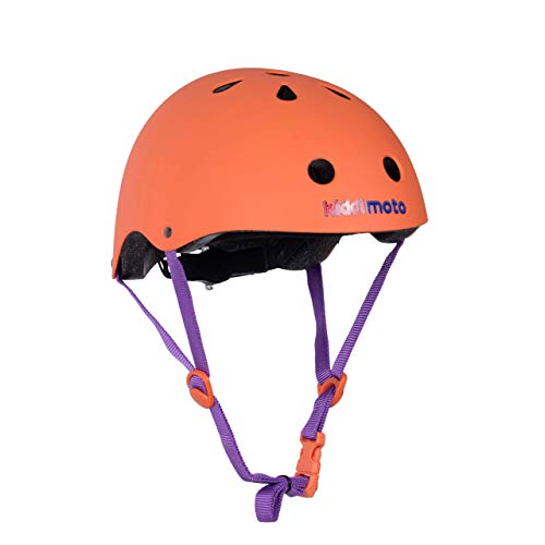 KIDDIMOTO Casco Bicicleta Completamente Ajustabl - Bici Casco para Infantil y Niños para Patinete, Ciclismo, Scooter, Bicicleta de Equilibrio y Monopatin - Naranja Mate - M (53-58cm) KIDDIMOTO Casco Bicicleta Completamente Ajustabl - Bici Casco para Infantil y Niños para Patinete, Ciclismo, Scooter, Bicicleta de Equilibrio y Monopatin - Naranja Mate - M (53-58cm)