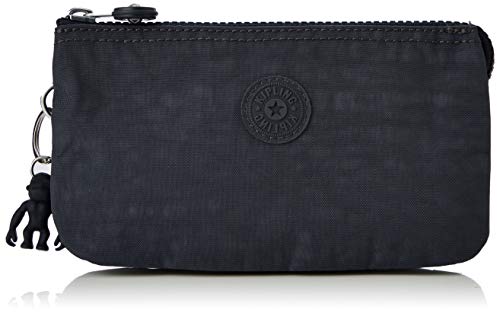 Kipling - Creativity L, Monederos Mujer, Gris (Night Grey), 18.5x11x1.5 cm (B x H T)