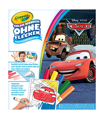 Kit para Colorear Crayola Color Wonder Disney Cars