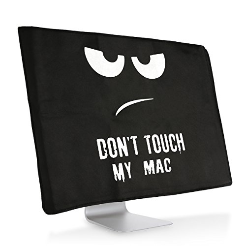 kwmobile Funda Compatible con Apple iMac 27" / iMac Pro 27" - Cubierta Anti Polvo para Pantalla - Protector Don't Touch my Mac kwmobile Funda Compatible con Apple iMac 27" / iMac Pro 27" - Cubierta Anti Polvo para Pantalla - Protector Don't Touch my Mac