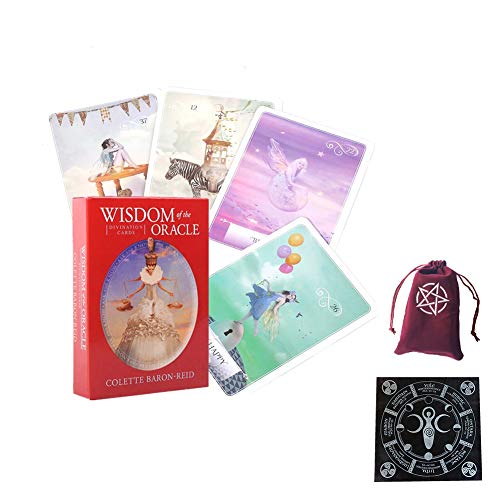 La sabiduría de Las Cartas Cartas de adivinación de Oracle: Pregunte y conozca la adivinación del Destino mítico para Juegos de la Fortuna 52 Cartas/Set,Board Game,with Bag+Tablecloth La sabiduría de Las Cartas Cartas de adivinación de Oracle: Pregunte y conozca la adivinación del Destino mítico para Juegos de la Fortuna 52 Cartas/Set,Board Game,with Bag+Tablecloth
