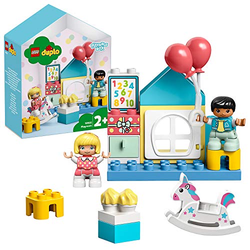 LEGO 10925 DUPLO Cuarto de Juegos, Juguete de construcción para Niños de +2 años con 2 Figuritas y Caja en forma de Casa LEGO 10925 DUPLO Cuarto de Juegos, Juguete de construcción para Niños de +2 años con 2 Figuritas y Caja en forma de Casa