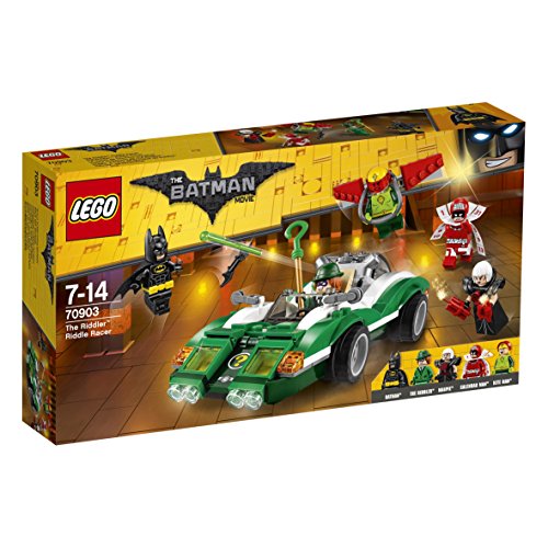LEGO Batman - Coche misterioso de The Riddler, Juguete de Construcción de Aventuras con MiniFigura y Vehículo de Enigma (70903) , color/modelo surtido