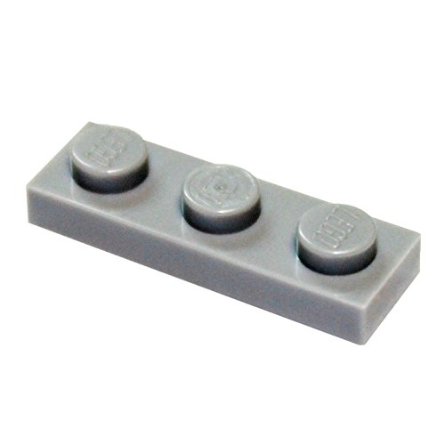 Lego City – 20 placas burbujas de 1 x 3 en el nuevo color gris claro