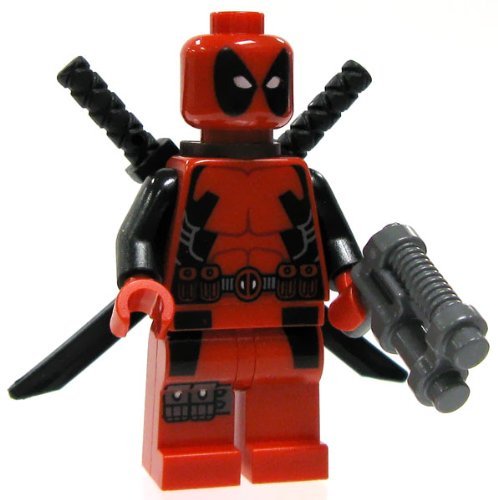 Lego Marvel Super Heroes Deadpool Minifigure by LEGO
