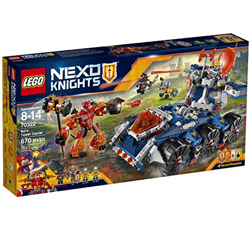 LEGO Nexo Knights 70322 Axl's Tower Carrier Building Kit (670 Piece) by LEGO