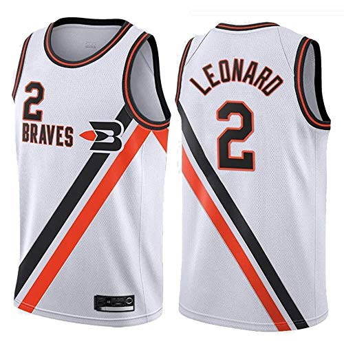 Li Long Hombres NBA Jersey Clippers No.2 Leonard Jerseys Transpirable Bordado Baloncesto Swingman Jersey (Color : 11, Size : M)