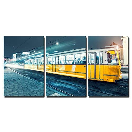 Lienzo Wall Art Print Tranvía antiguo en el centro de la ciudad Tranvía antiguo en estaciones de tren Decoración moderna para el hogar Cuadro de pintura 30x40cm (11.8x15.7 pulgadas) x3 Con marco Lienzo Wall Art Print Tranvía antiguo en el centro de la ciudad Tranvía antiguo en estaciones de tren Decoración moderna para el hogar Cuadro de pintura 30x40cm (11.8x15.7 pulgadas) x3 Con marco