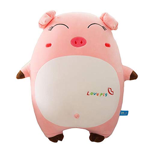 L@LILI Año Nuevo de la muñeca de Cerdo Mascota Cara Cerdo Felpa de Cerdo, Rosa, Cuatro Modelos, 40cm, 50CM, 65cm de Felpa,c,40cm