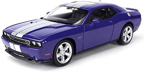 Llpeng Modelo del Coche de Dodge Challenger 2012 01:24 Simulación de aleación de fundición a presión de Juguete Adornos colección de Coches Deportivos 19x8.4x5.5CM joyería