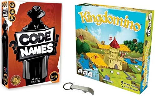 Lote de 2 juegos VF: Código Names + Kingdomino + 1 abridor Blumie