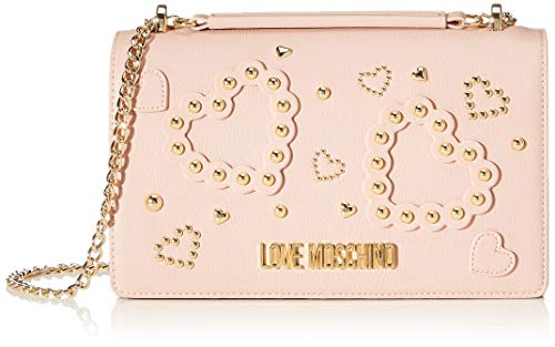 Love Moschino Jc4034pp1a, Bolsa de mensajero para Mujer, Rosa, 9x16x27 centimeters (W x H x L)
