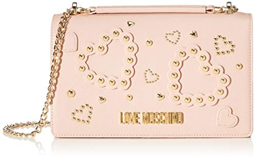 Love Moschino Jc4034pp1a, Bolsa de mensajero para Mujer, Rosa, 9x16x27 centimeters (W x H x L) Love Moschino Jc4034pp1a, Bolsa de mensajero para Mujer, Rosa, 9x16x27 centimeters (W x H x L)