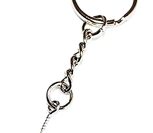 Lovelegis Base de Llavero DIY - Anillo y Tornillo - Lote - 18 Piezas - Idea de Regalo de cumpleaños Lovelegis Base de Llavero DIY - Anillo y Tornillo - Lote - 18 Piezas - Idea de Regalo de cumpleaños