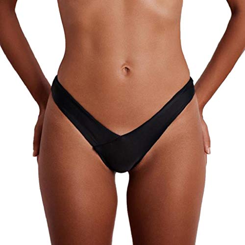 Luckycat Braguitas Brasileñas para Mujer Verano Tanga Bikini Bottom Tanga de Baño Tanga Ropa Interior de Playa Braguitas de Baño