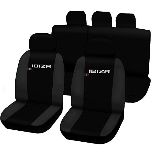 Lupex Shop Talla L Seat Ibiza 4 A Serie Bicolor Negro-Gris Oscuro