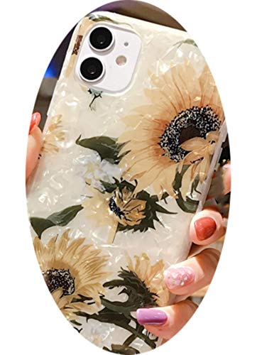 Luxury Flowers Blooming Peony Rose Daisy Lanyard Shiny Shell Pattern Soft Cover for iPhone 11Pro MAX XR X SE2 7 8plus Phone Case,Only Phone Case,for iPhone XS