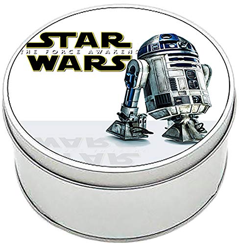 MasTazas Star Wars El Despertar De La Fuerza The Force Awakens BB-8 R2-D2 Caja Redonda Lata Round Metal Tin Box