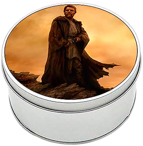 MasTazas Star Wars OBI-WAN Kenobi Ewan Mcgregor Caja Redonda Lata Round Metal Tin Box