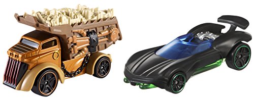 Mattel Hot Wheels DJM07 vehículo de Juguete - Vehículos de Juguete (Multicolor, Vehicle Set, Star Wars, Luke Skywalker & Rancor, 3 año(s), China)