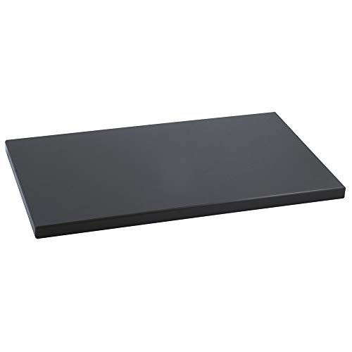 Metaltex - Tabla de cocina, Polietileno, Negro, 50 x 30 x 2 cm