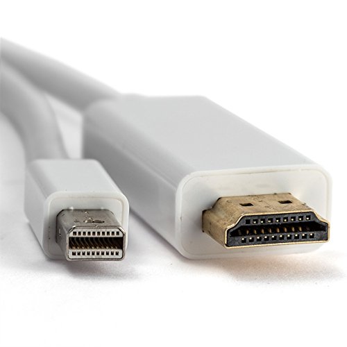 Mini DisplayPort a HDMI Compatible con Apple MacBook, MacBook Pro 13 15 17, MacBook Air iMac Mac Mini Mac Pro, Microsoft Surface Pro 2 3 4, Lenovo ThinkPad X1, Dell XPS 12 MLK 13 9333 14 15 17 (1.8) Mini DisplayPort a HDMI Compatible con Apple MacBook, MacBook Pro 13 15 17, MacBook Air iMac Mac Mini Mac Pro, Microsoft Surface Pro 2 3 4, Lenovo ThinkPad X1, Dell XPS 12 MLK 13 9333 14 15 17 (1.8)