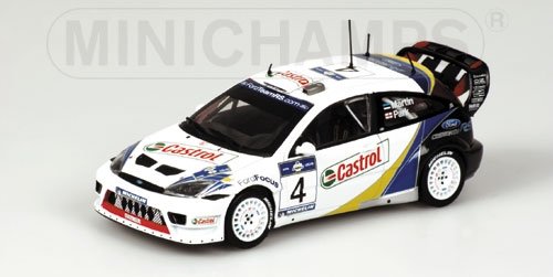 Minichamps 400038374 - Ford Focus RS - WRC - Maertin/Park - Ganador - Rally Acropolis 2003 - Escala 1/43 - Vehiculo en Miniatura