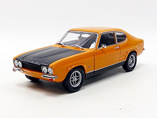 MINICHAMPS Ford Capri RS 2600-1989-1/18, 150089077, Naranja/Negro MINICHAMPS Ford Capri RS 2600-1989-1/18, 150089077, Naranja/Negro