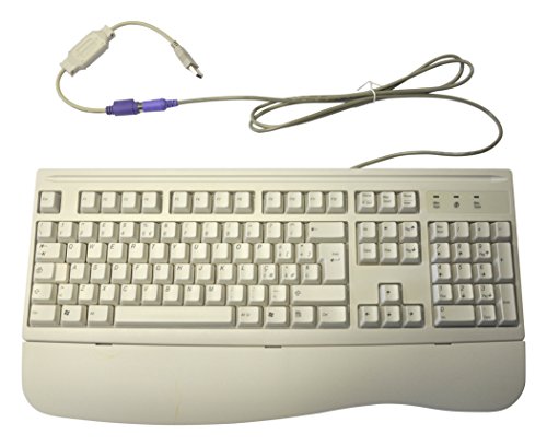 Mitsumi FQ 180 Keyboard Ergonomic - Teclado (PS/2, AZERTY, Gris, PC/AT, Windows 95/98/2000/ME)