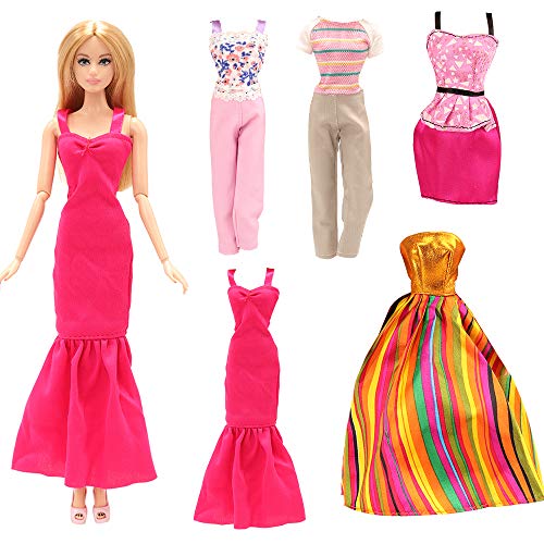 Miunana 5 Ropas Vestidos 14.5" 30 CM Muñecas Miunana 5 Ropas Vestidos 14.5" 30 CM Muñecas