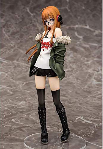 Modelo de Personaje de Anime Persona 5 Figura de Anime 21CM Futaba Sakura Estatua Navi Collectibles Souvenir Figura de acción de Juguete Figura de Anime Regalos