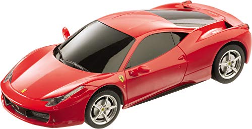 Mondo Motors- Coche Radio Control Ferrari 458 Escala 1:24, Color Rojo (63121)