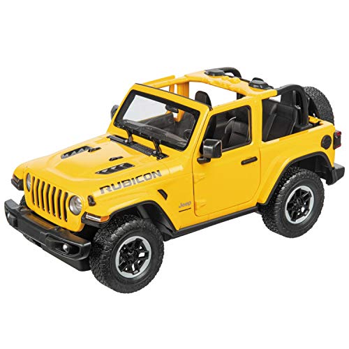 Mondo Motors - Jeep Wrangler JL - Modelo a Escala 1:14 - hasta 20 km/h de Velocidad - Coche de Juguete para niños - 63607